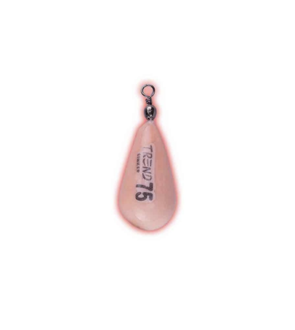 TREND SINKER CASTING PERA EXTRA FLUO ROSSO