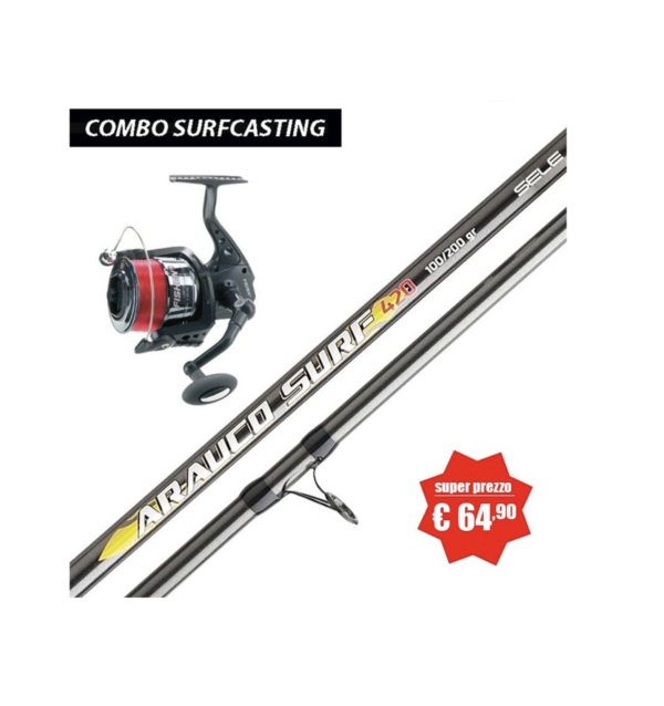 COMBO SURFCASTING SELE ARAUCO + LIT'L FISH FISHEN